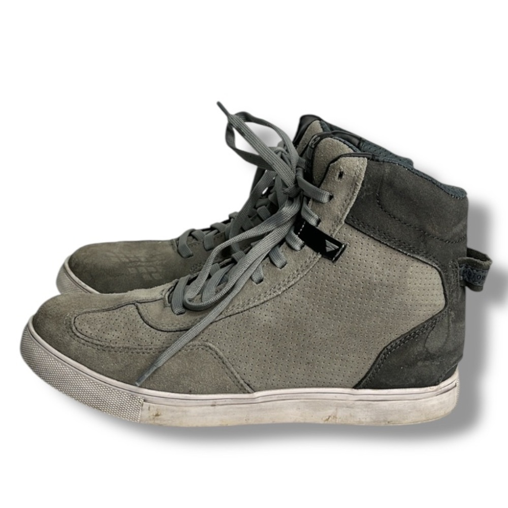 SHIMA SX-2 Evo Shoes Gray High-Top Men's Size 10 Motorcycle Shoe